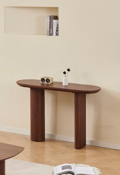 Console Finea MDF noyer 120cm