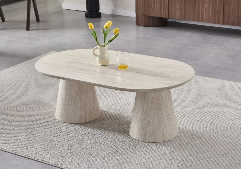 Table basse Iconic MDF noyer 120cm