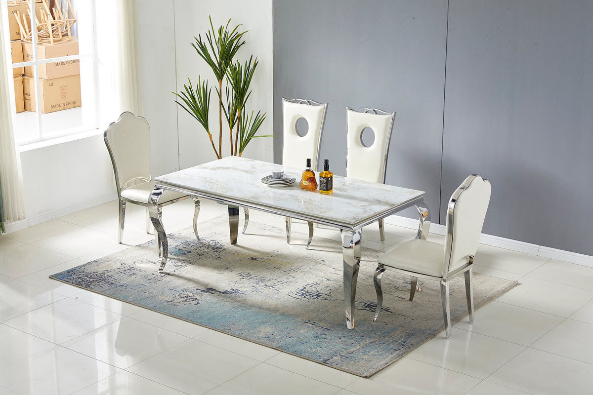 Table à manger Baroque doré